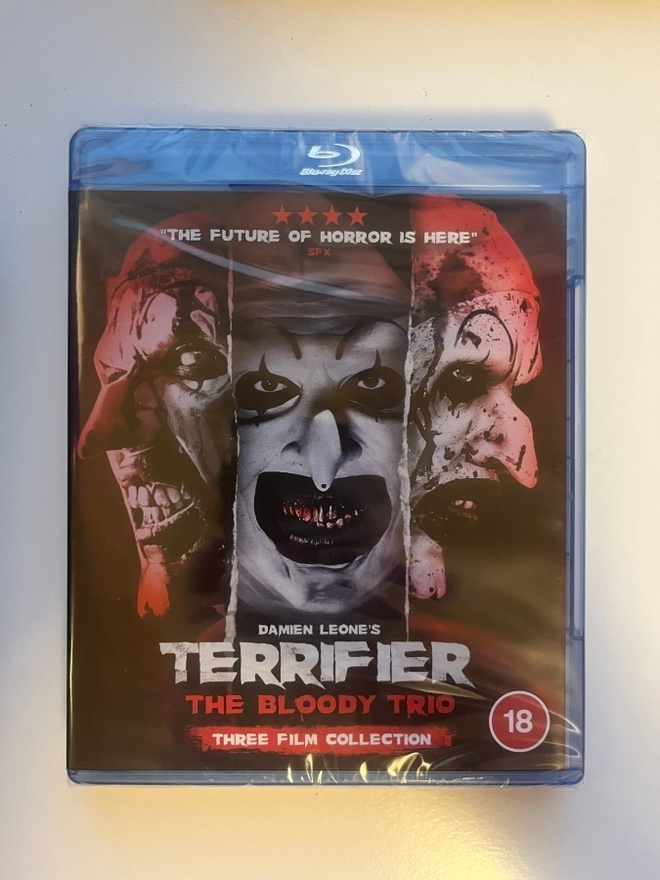 Terrifier 3-Movie Collection (Terrifier 1-3) Blu-ray (UUSI)