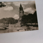 Turku. Turun tuomiokirkko, raitiovaunu,vanha mv pk, k. 1952 - pikkukuva 1