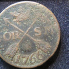 2 öre 1766 SM. Adolf Frederik . Ruotsi-Sweden - pikkukuva 1