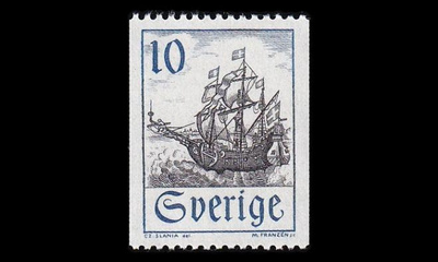 Ruotsi 591 ** Purjelaiva (1967)