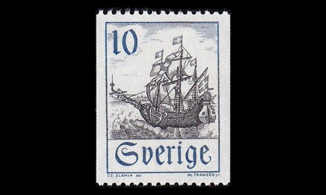 Ruotsi 591 ** Purjelaiva (1967)