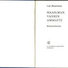 Bassermann : Maailman vanhin ammatti - Kulttuurihistoria - pikkukuva 2