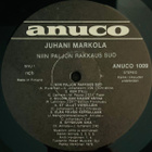 JUHANI MARKOLA ~ Niin Paljon Rakkaus Suo ~ LP - pikkukuva 3