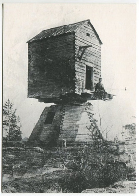 Helsinki Lauttasaari, Myllykallion tuulimylly 1900-l. alussa