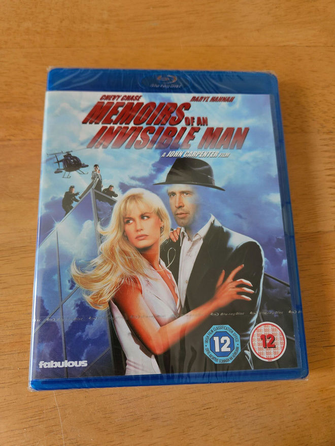 Memoirs of an Invisible Man (Blu-ray, uusi)