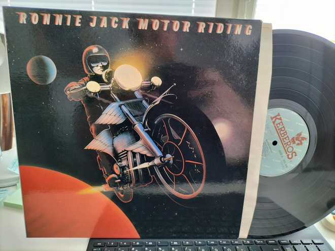 RONNIE JACK, Motor riding, LP FIN -82 UPEA KUNTO !!