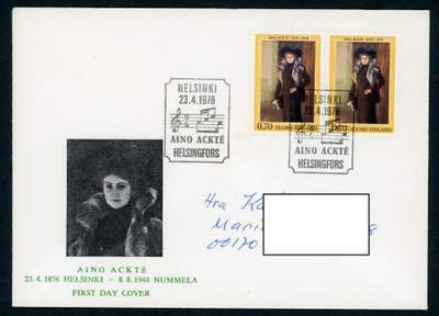 FDC 1976 Aino Ackte