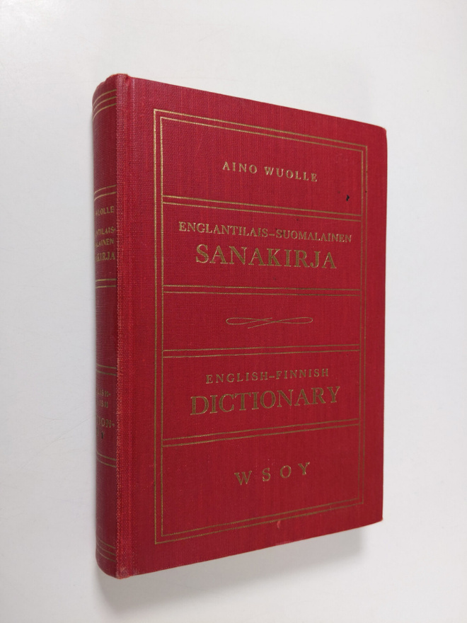 Aino Wuolle : Englantilais-suomalainen sanakirja