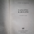 Kukkonen Jussi: Vangittu karoliini, v. 1946 - pikkukuva 3
