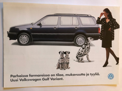 Myyntiesite - Volkswagen Golf Variant - 1994