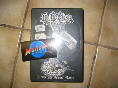 MUTIILATION - DESECRATE JESUS NAME 2DVD VAIN 100 VALMISTETTU