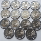 2 eur v 1999-2013, 15 kolikkoa, Suomi, unc - pikkukuva 1