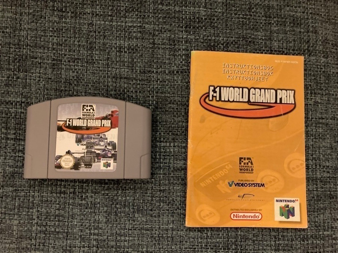 N64: F1 World Grand Prix (L+M, SCN, Suomiohjeet)