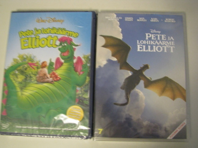 PETE JA LOHIKÄÄRME ELLIOT ( vanha ja uusi versio )