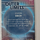 Colton Dach 2025-26 Skybox Metal Outer Limits Rookie - pikkukuva 2