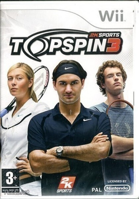 * Top Spin 3 Wii / Wii U PAL Uusi/Muoveissa Lue Kuvaus