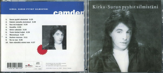 KIRKA . CD-LEVY . SURUN PYYHIT SILMISTÄNI