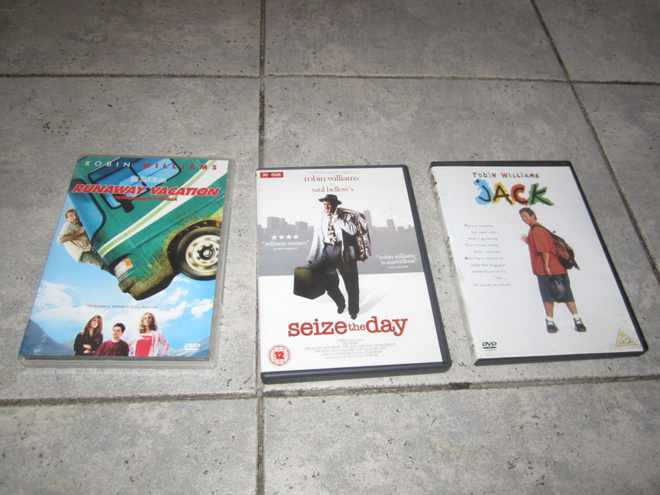 3 x ROBIN WILLIAMS DVD ELOKUVAA (oikeastaan uudenveroiset )