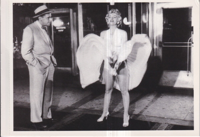 Marilyn Monroe. Tom Ewell. Ritilällä. e203