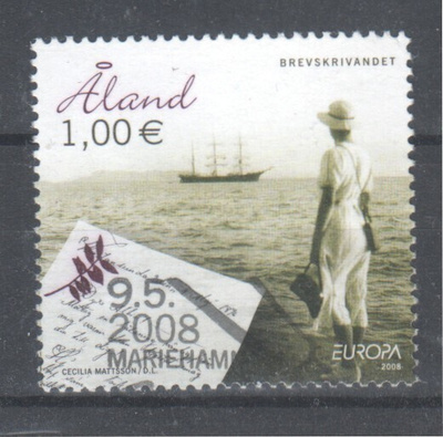 Åland 2008 europa  ep leimalla