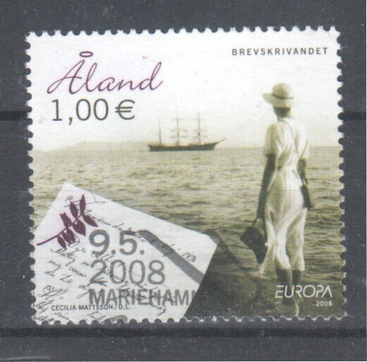 Åland 2008 europa  ep leimalla