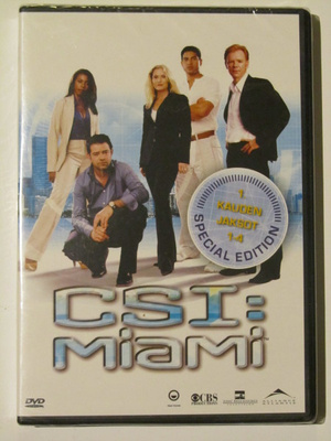 CSI: Miami • kausi 1. osat 1-4 DVD UUSI