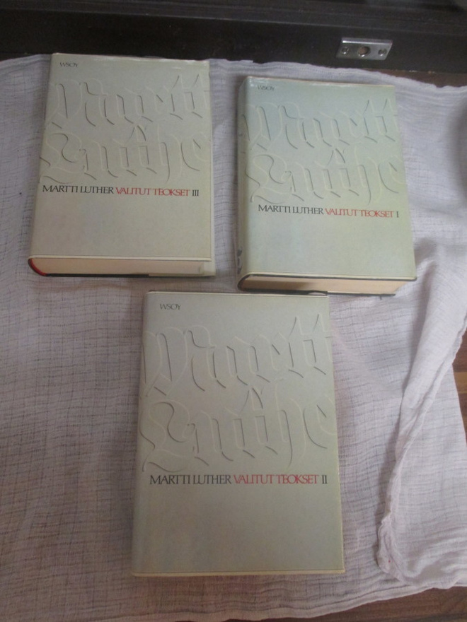 MARTTI LUTHER - valitut teokset 1-3 ( hienokuntoiset !!