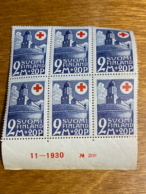 PR 1931 2MK+0,20MK NUMEROKUUSILO**