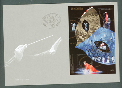 FDC 2011 Suomen Kansallisooppera 100 vuotta BL65