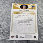 Mike Zuke 2020-21 SP Legends Auto - pikkukuva 2