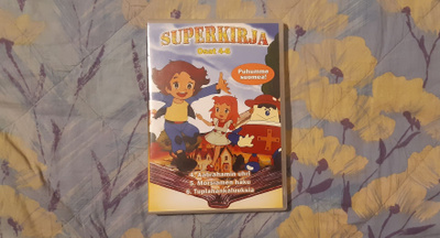SUPERKIRJA osat 4-6 dvd 1981 Suomeksi puhuttu