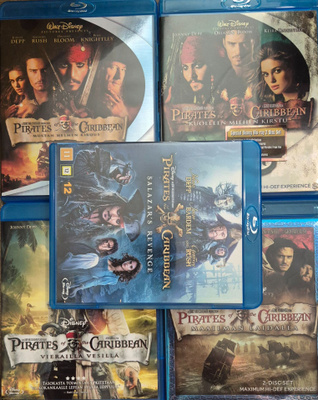 Pirates Of The Caribbean Collection 1-5 -Blu-Ray