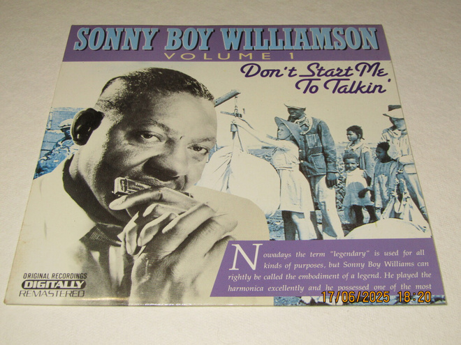 *LP* SONNY BOY WILLIAMSON Volume 1 Don't Start To Me Talkin'