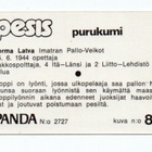 Purkkakuva Panda Pesäpallo n:o 83 JORMA LATVA - pikkukuva 2