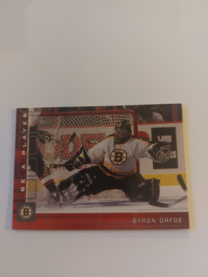 2001-02 BAP Memorabilia Ruby #47 Byron Dafoe Expo /10