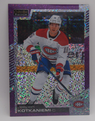 2020-21 OPC Platinum Violet pixels Jesperi Kotkaniemi /399
