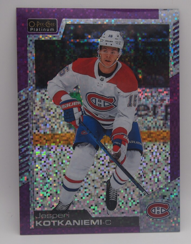 2020-21 OPC Platinum Violet pixels Jesperi Kotkaniemi /399