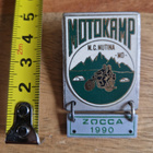 Motokamp Zocca 1990 italia moottoripyörä Pinssi - pikkukuva 1