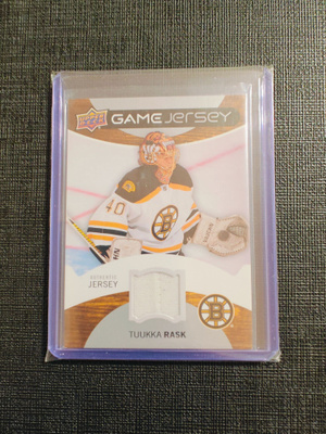 Tuukka Rask - 12-13 UD Game Jersey