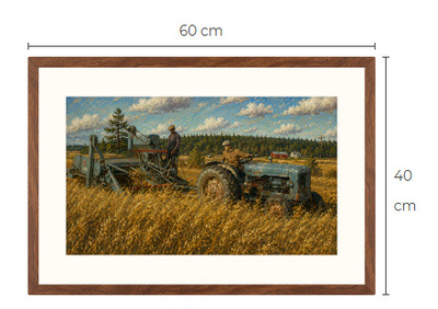 Uusi Fordson traktori art print 40 cm x 60 cm