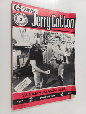 Jerry Cotton 3/1977 : Vainajan jalanjäljissä
