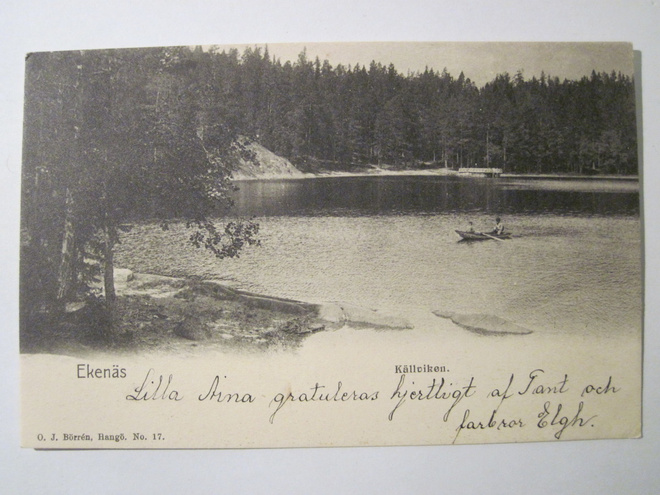 VANHA Postikortti Tammisaari ennen 1905