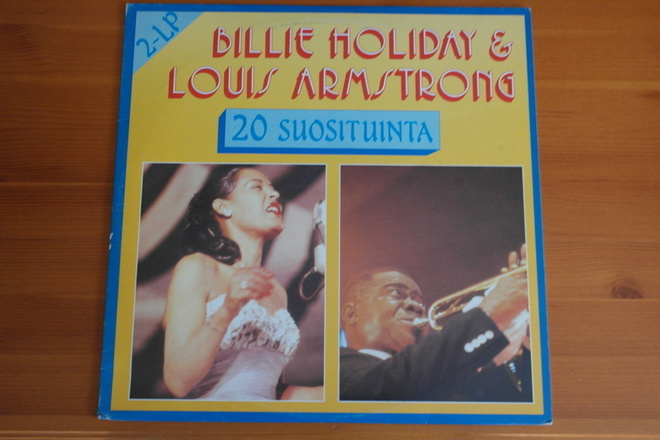 Billie Holiday & Louis Armstrong- 20 suosituinta 2LP.