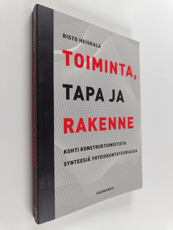 Risto Heiskala : Toiminta, tapa ja rakenne : kohti konstr...