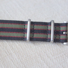 NATO 20mm " Bond " musta/oliivi/pun - pikkukuva 4