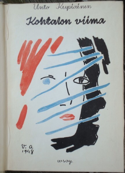 Unto Kupiainen: Kohtalon viima (sid. Wsoy 1948)