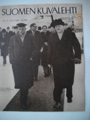 Suomen Kuvalehti Nro 7/1960 (27.1)