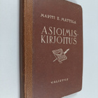 Martti E. Mattila : Asioimiskirjoitus : Kouluhallituksen ... - pikkukuva 1