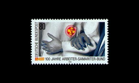 Saksa 1394 ** Hyväntekeväisyysjärjestö ASB 100v (1988)
