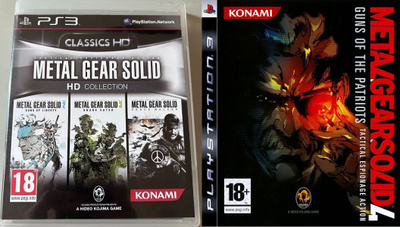 [PS3] Metal Gear Solid HD Collection + Metal Gear Solid 4
